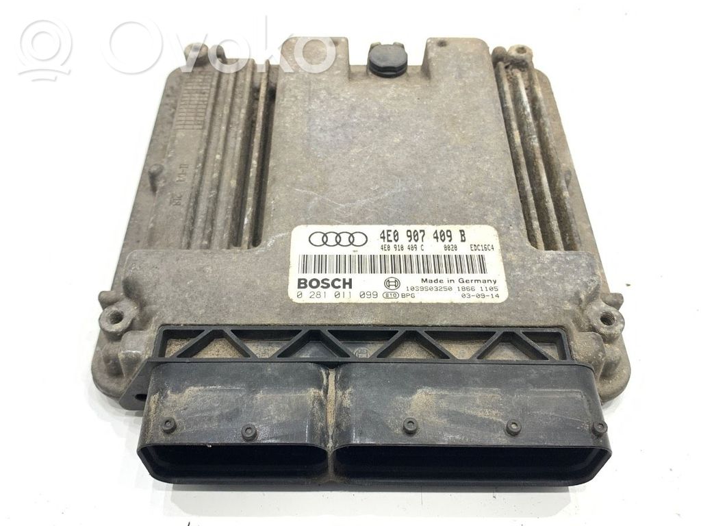 Audi A8 S8 D3 4E Motorsteuergerät ECU 