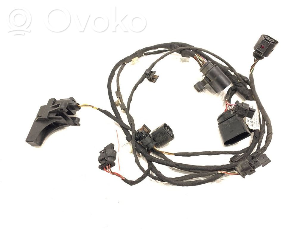 Audi Q7 4L Cableado del sensor de aparcamiento (PDC) 