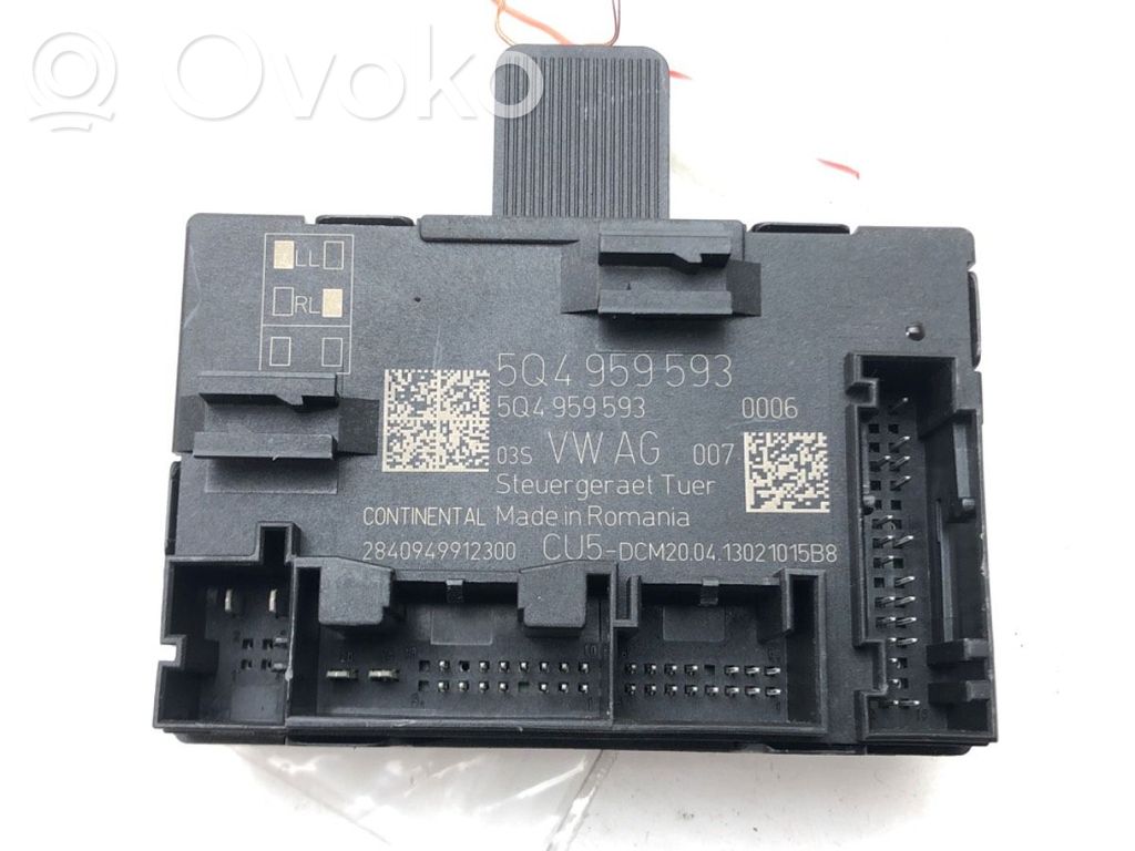 Skoda Octavia Mk3 (5E) Other control units/modules 