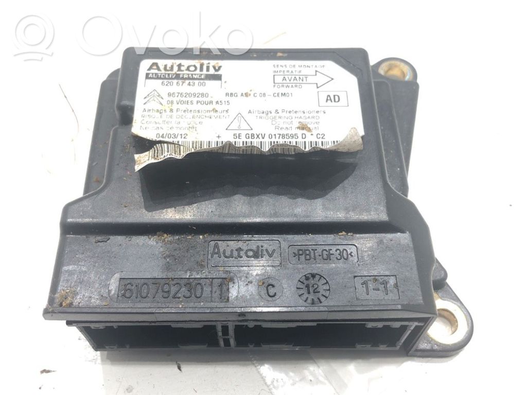 Citroen C3 Airbag deployment crash/impact sensor 