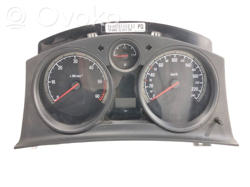 Opel Astra H Speedometer (instrument cluster) 