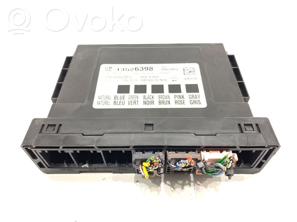 Opel Astra K Module de contrôle carrosserie centrale 