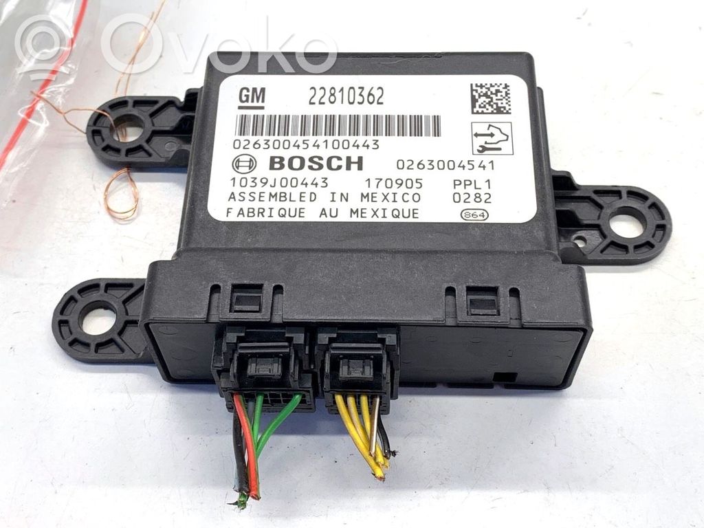 Opel Astra J Parking PDC control unit/module 