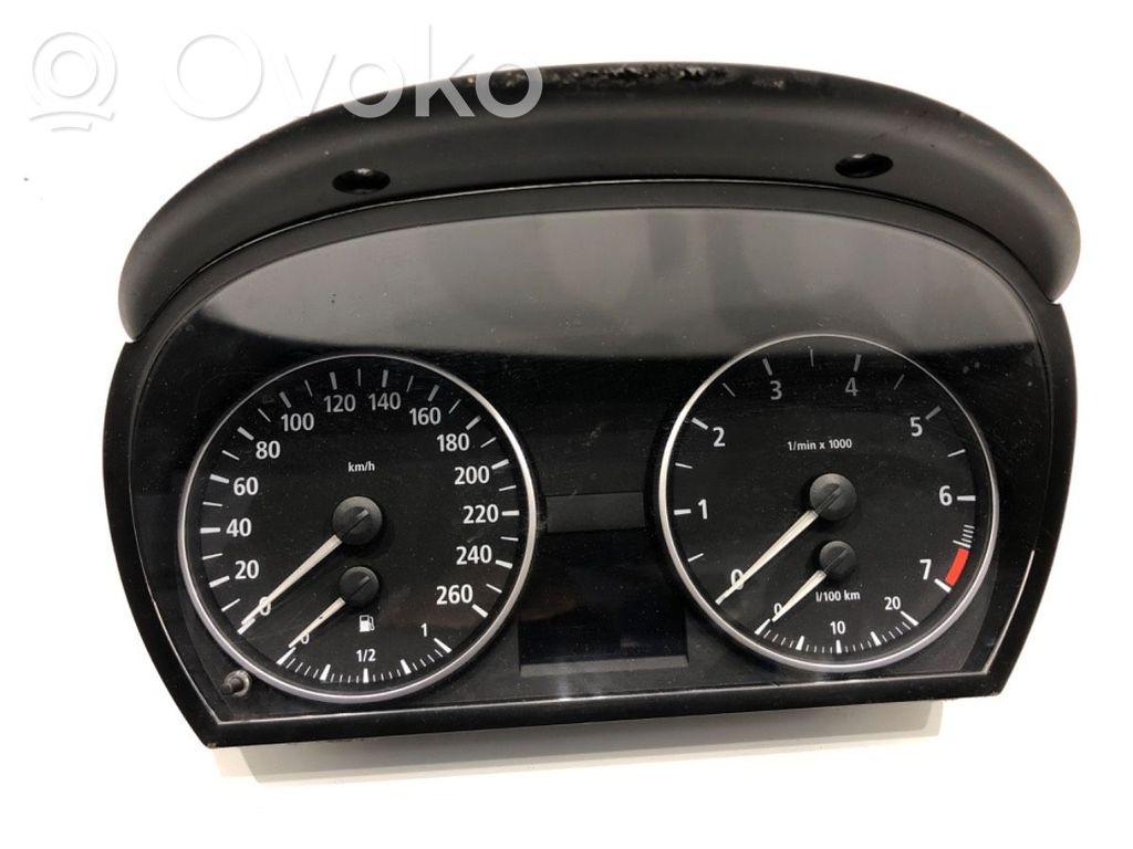 BMW 3 E90 E91 Speedometer (instrument cluster) 