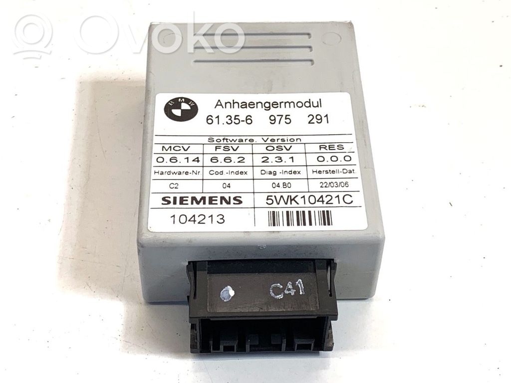BMW 3 E90 E91 Unidad de control/módulo de la barra de remolque 