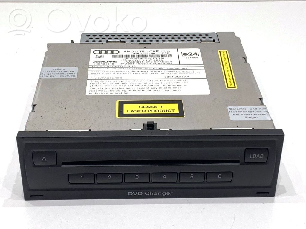 Audi A8 S8 D4 4H Zmieniarka płyt CD/DVD 