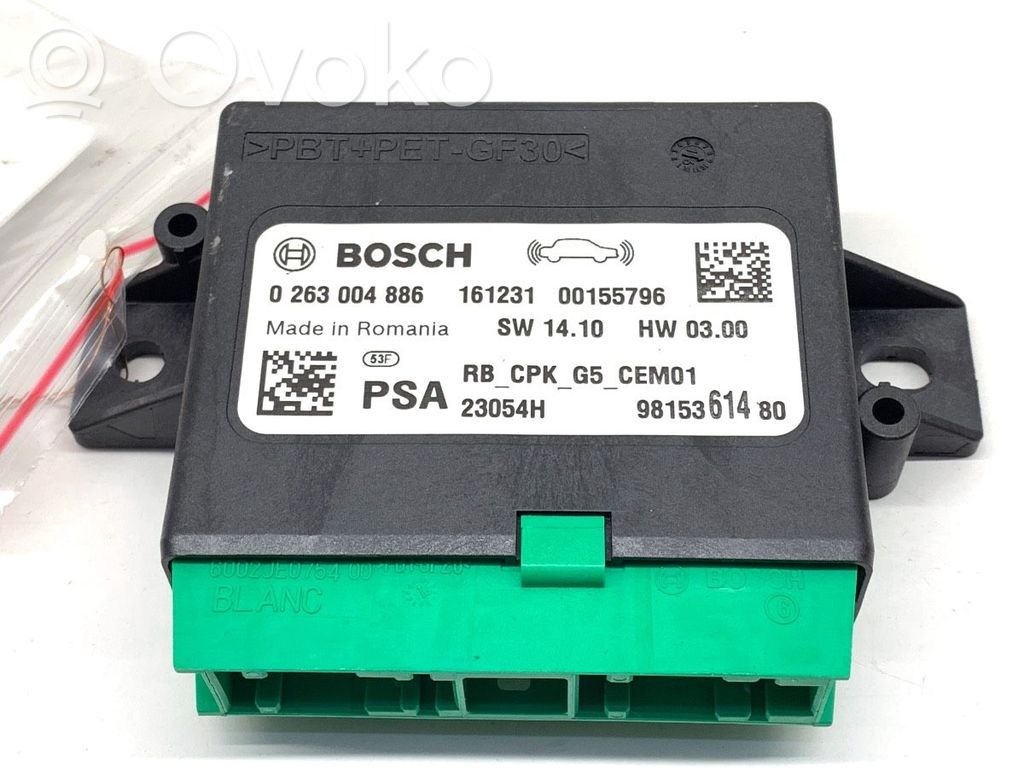 Peugeot 508 Parking PDC control unit/module 