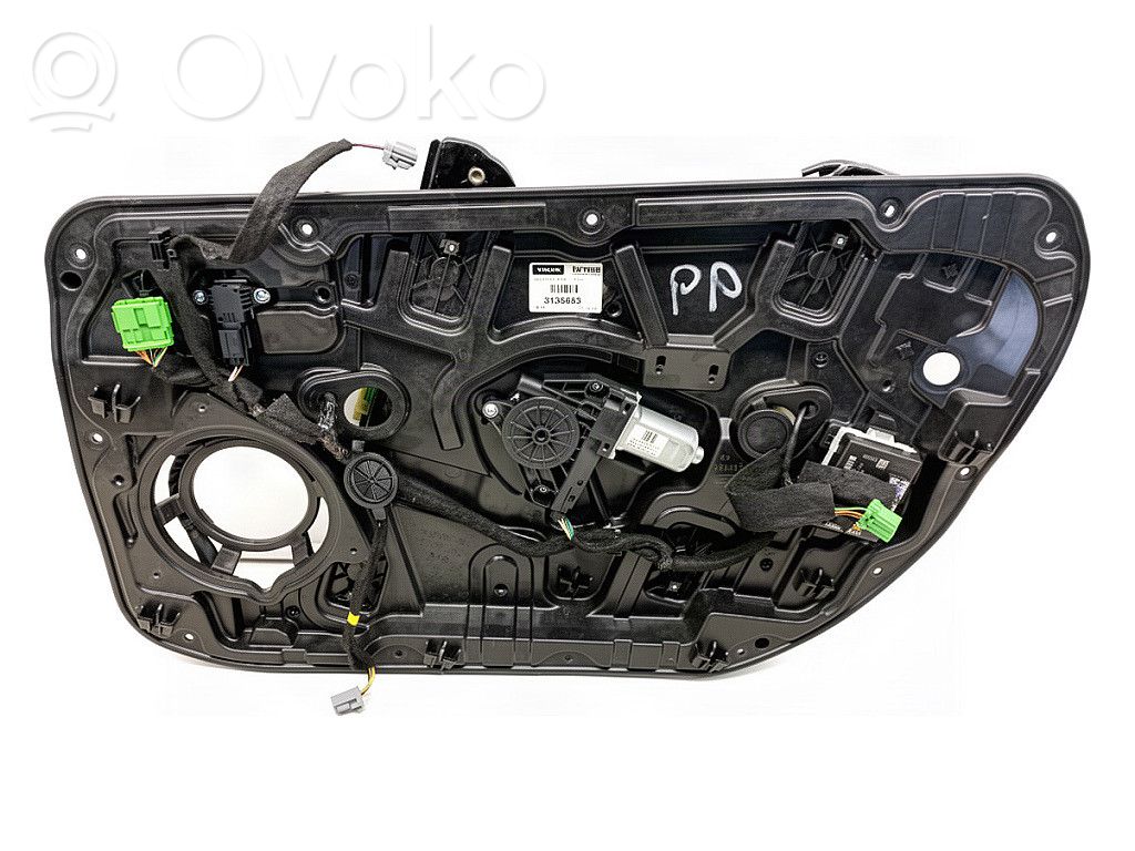 Volvo V40 Priekšpusē elektriskā loga pacelšanas mehānisma komplekts