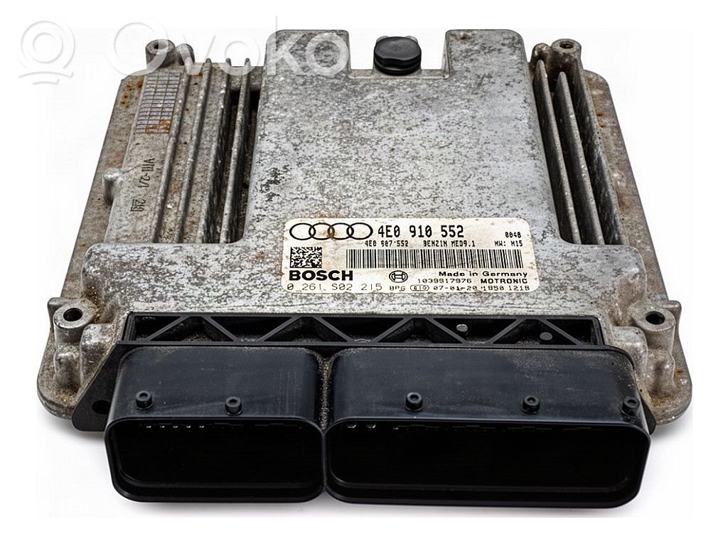 Audi A8 S8 D3 4E Centralina/modulo motore ECU