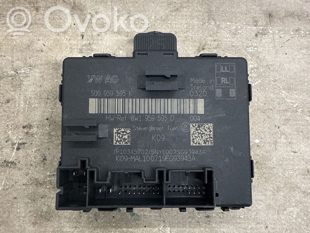 Audi A3 S3 8V Door control unit/module 