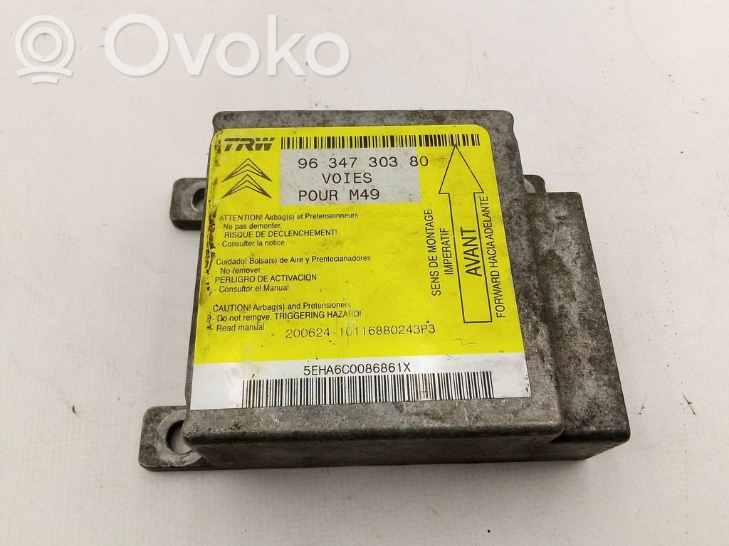 Citroen Berlingo Turvatyynyn ohjainlaite/moduuli 