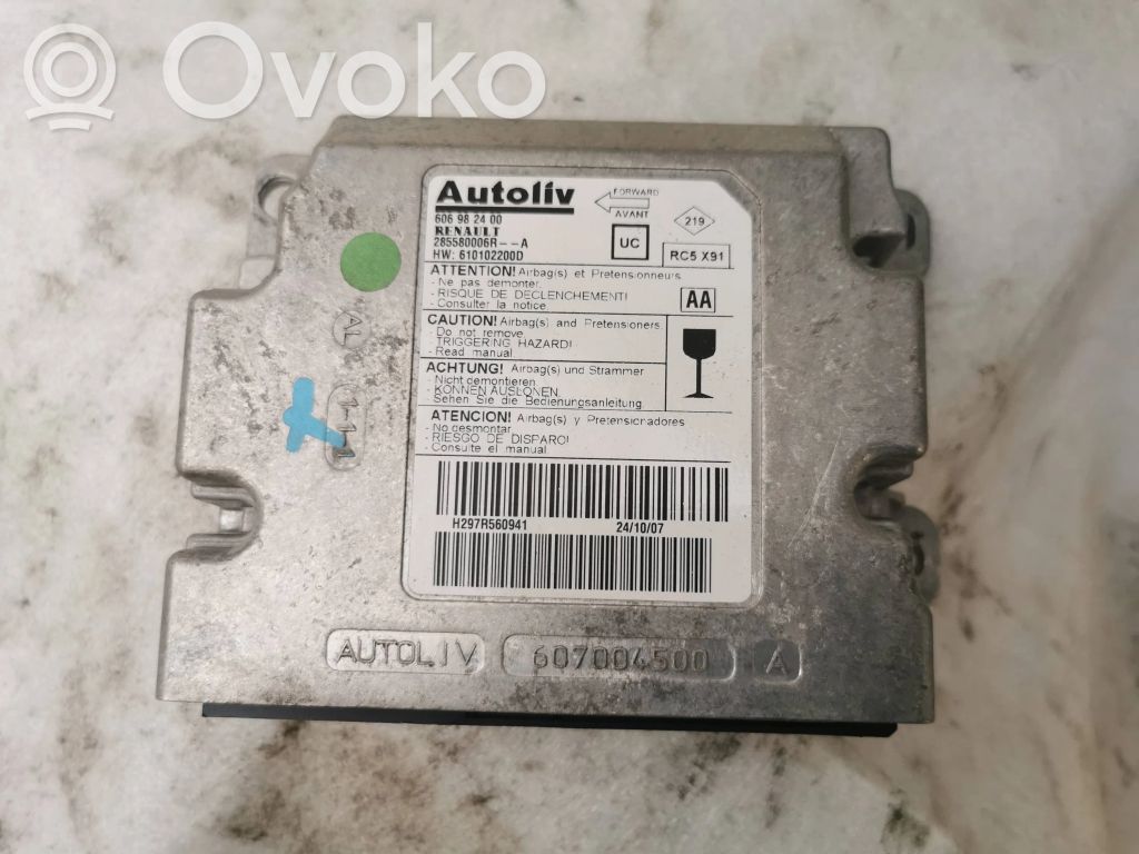 Renault Laguna III Sterownik / Moduł Airbag 