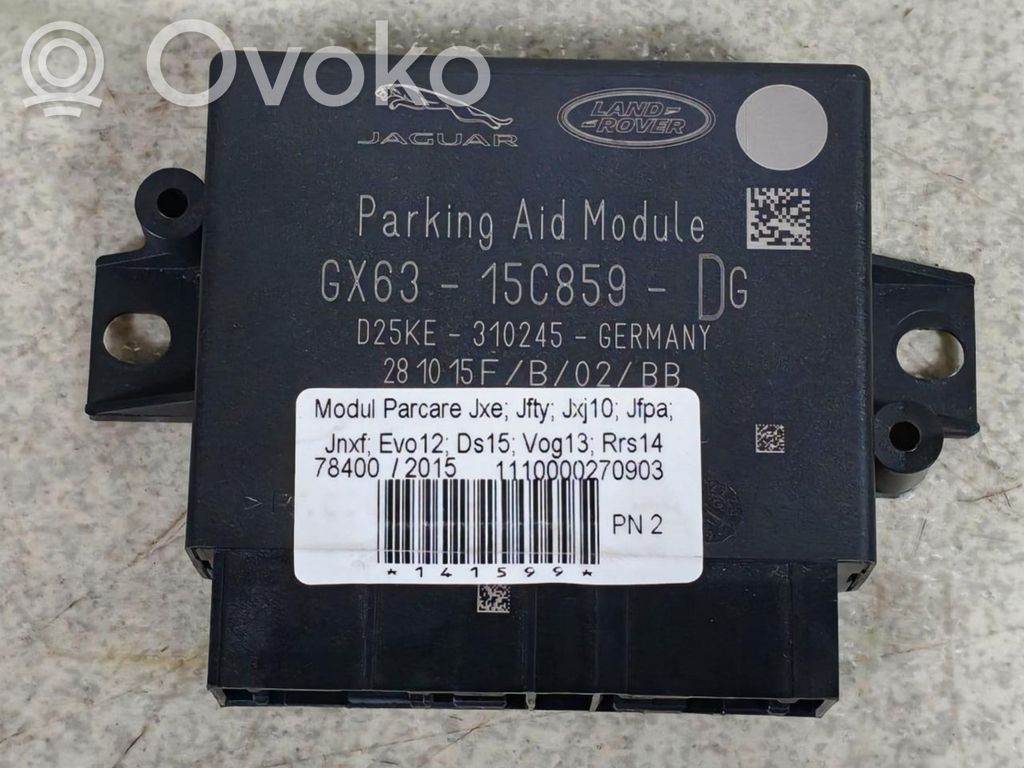 Land Rover Range Rover Sport L494 Parking PDC control unit/module 