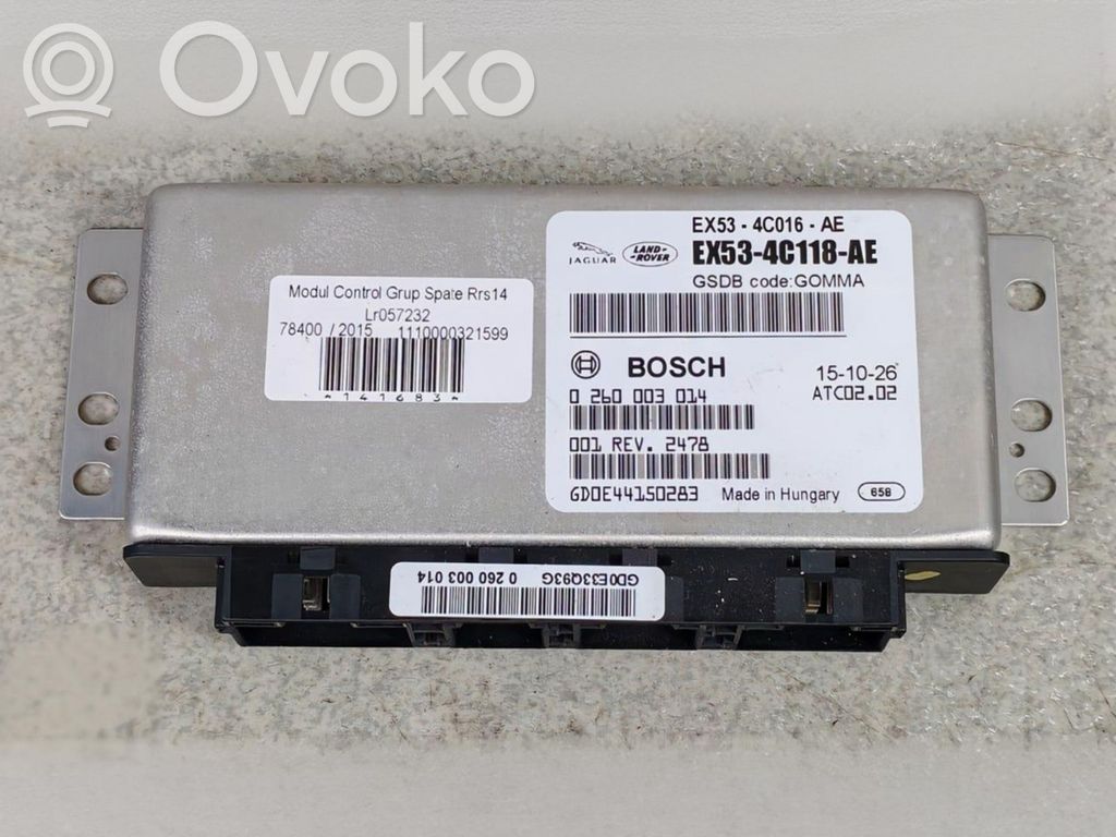 Land Rover Range Rover Sport L494 Sterownik / Moduł skrzyni biegów 