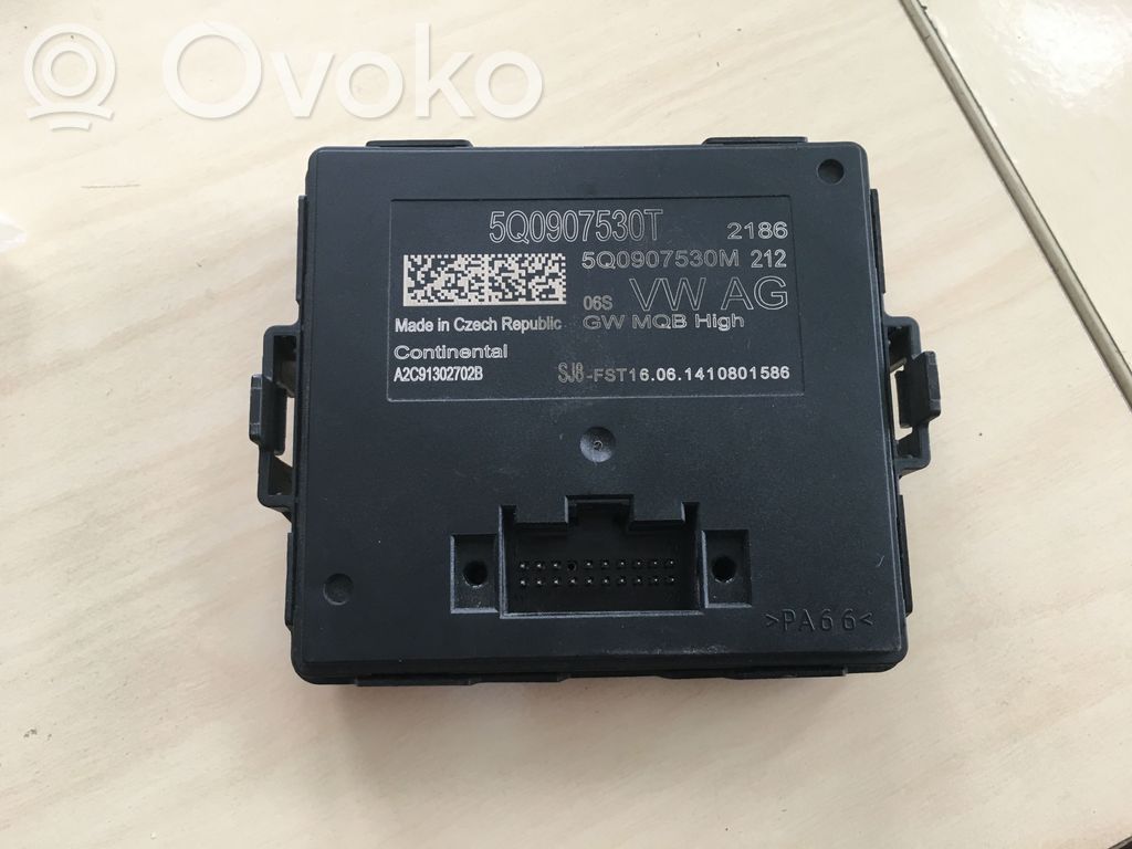 Gateway control module   5Q0907530T,5Q0907530M,A2C91302702B