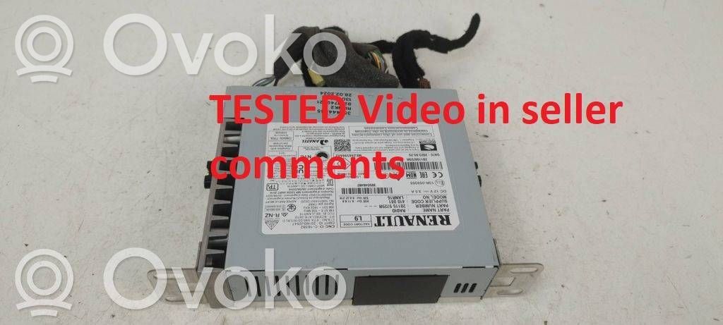 Renault Talisman Radio/CD/DVD/GPS head unit 