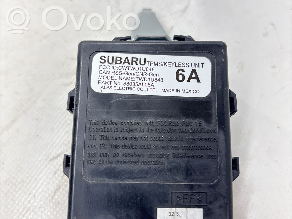 Subaru Outback (BS) Tire pressure control unit 