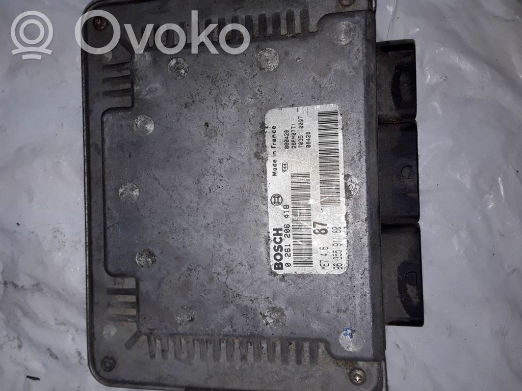 Engine control unit/module   0261206418,9635591180,ME746
