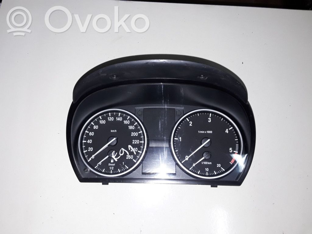 BMW 3 E90 E91 Speedometer (instrument cluster) 