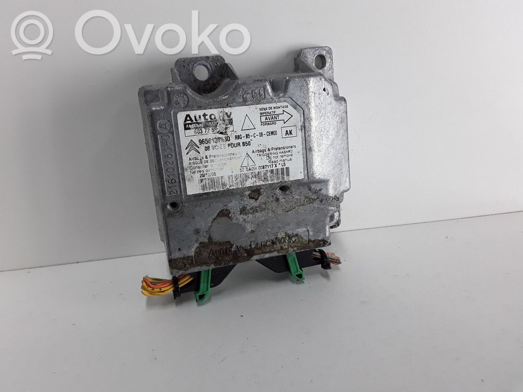 Citroen C4 I Airbag control unit/module 