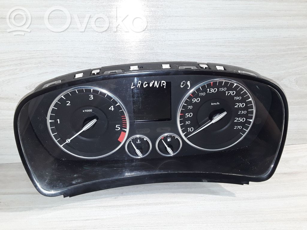 Renault Laguna III Speedometer (instrument cluster) 