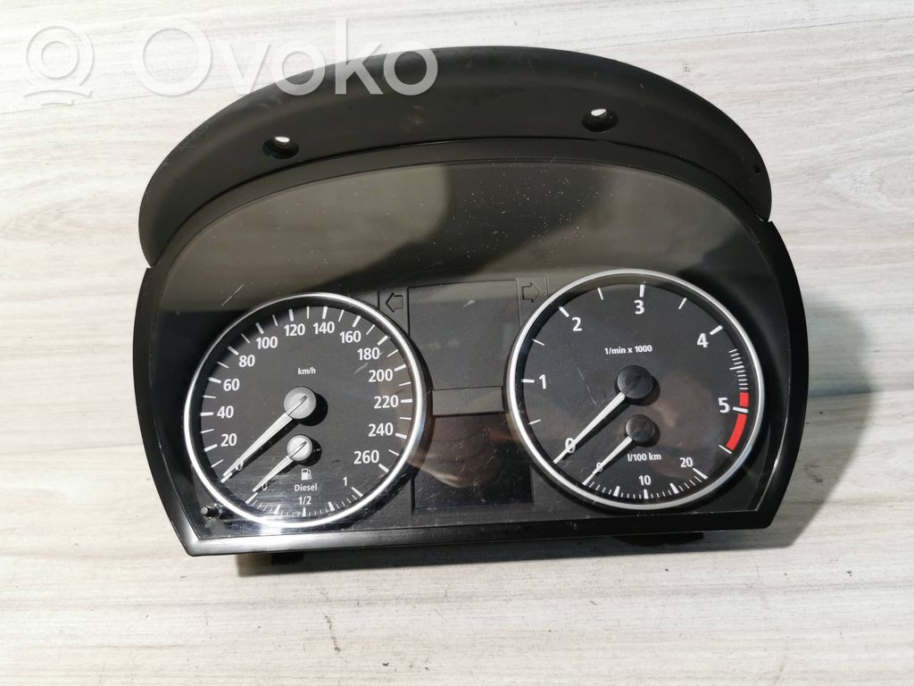 BMW 3 E90 E91 Speedometer (instrument cluster) 