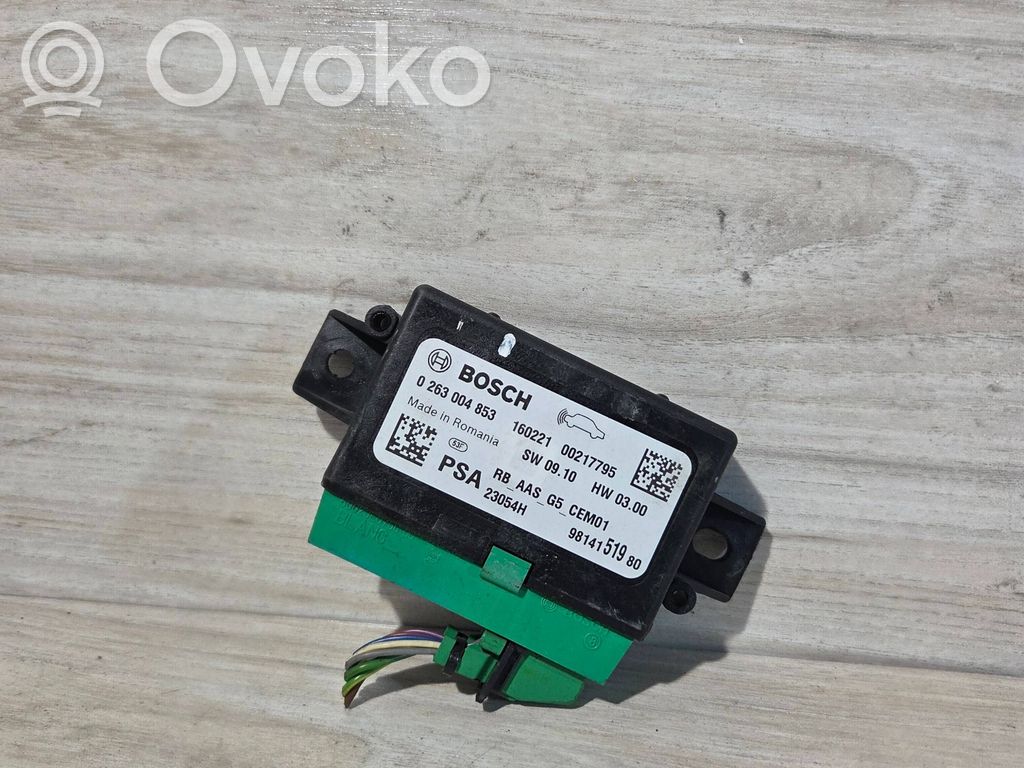Sterownik / Moduł parkowania PDC   9814151980,0263004853,00217795,160221