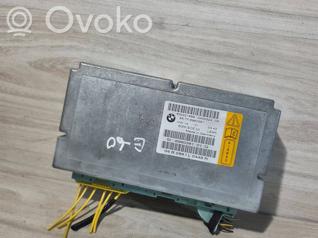 BMW 5 E60 E61 Airbag control unit/module 