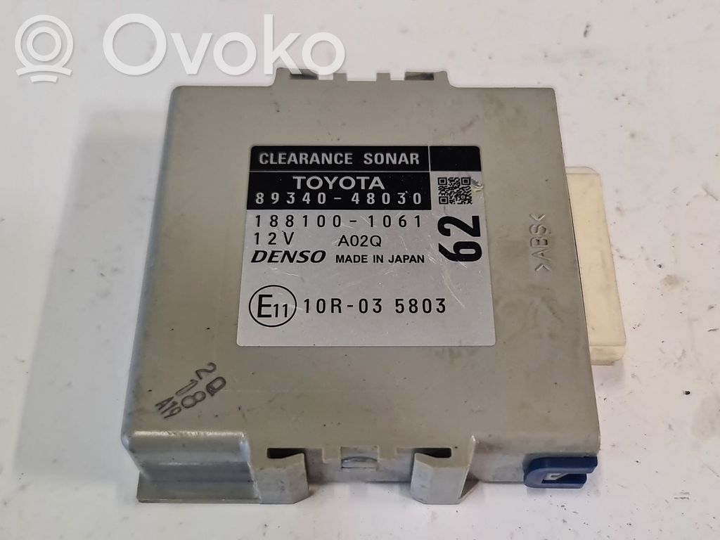 Lexus RX 450H Parking PDC control unit/module 