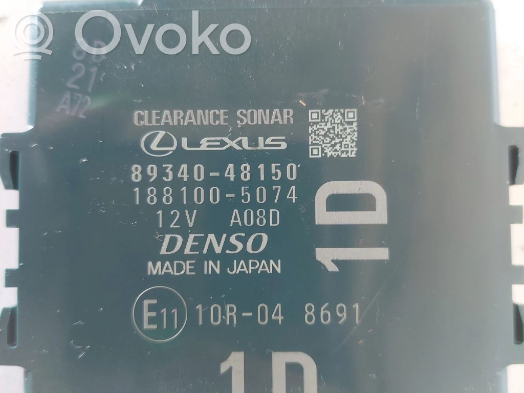 Lexus RX 450H Parking PDC control unit/module 