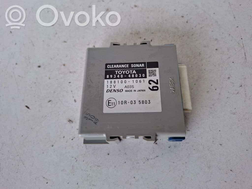 Lexus RX 450H Parking PDC control unit/module 