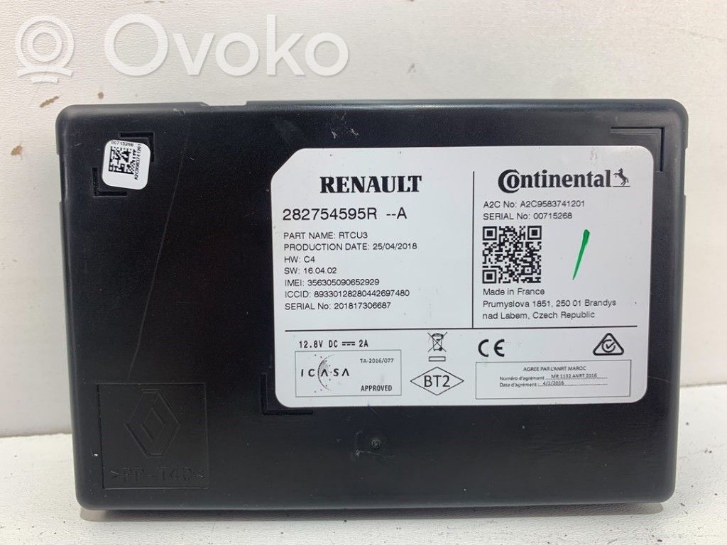 Bedieneinheit Controller Multimedia   282754595R,282754595R