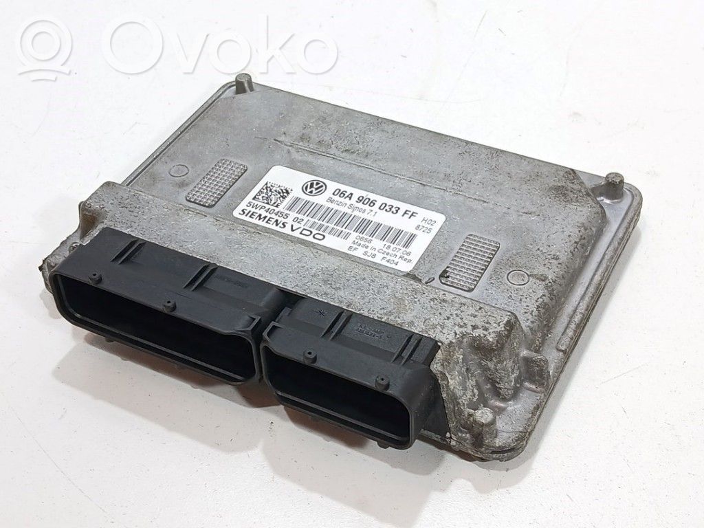 Unidad de control/módulo del motor   06A906033FF,5WP40455,06A906033FF,5WP40455