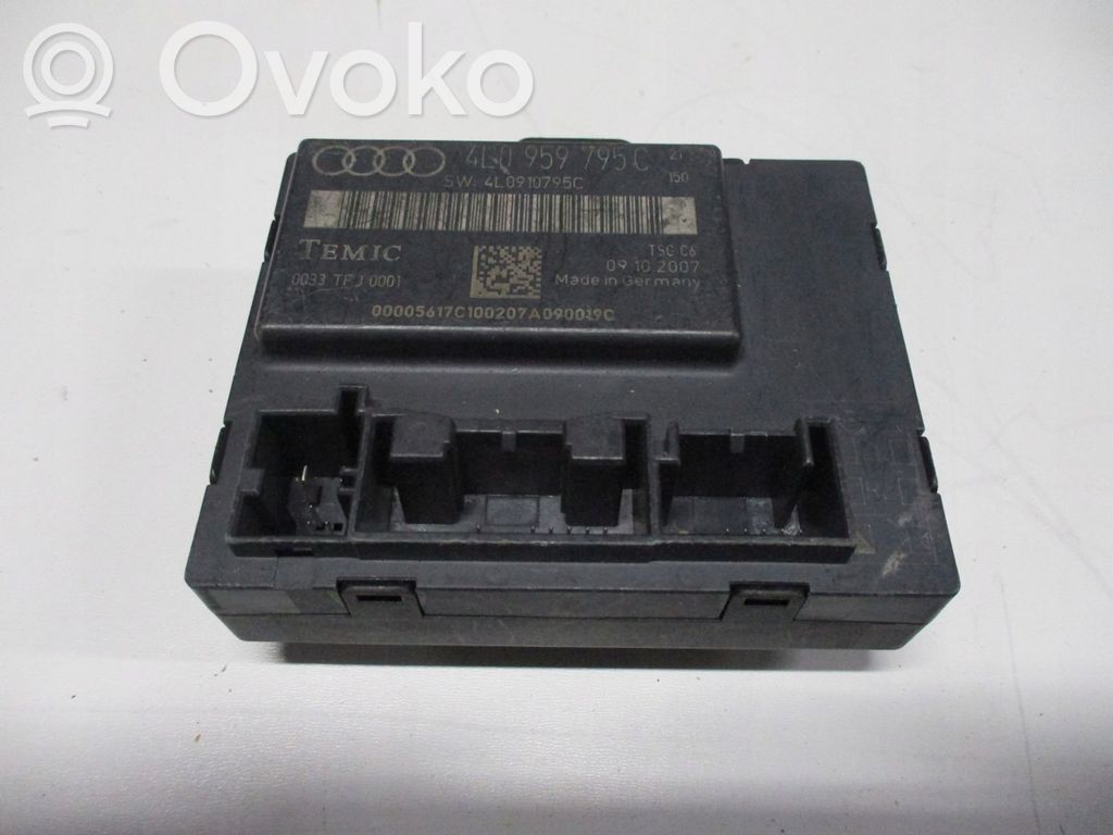 Audi A6 S6 C6 4F Door control unit/module 