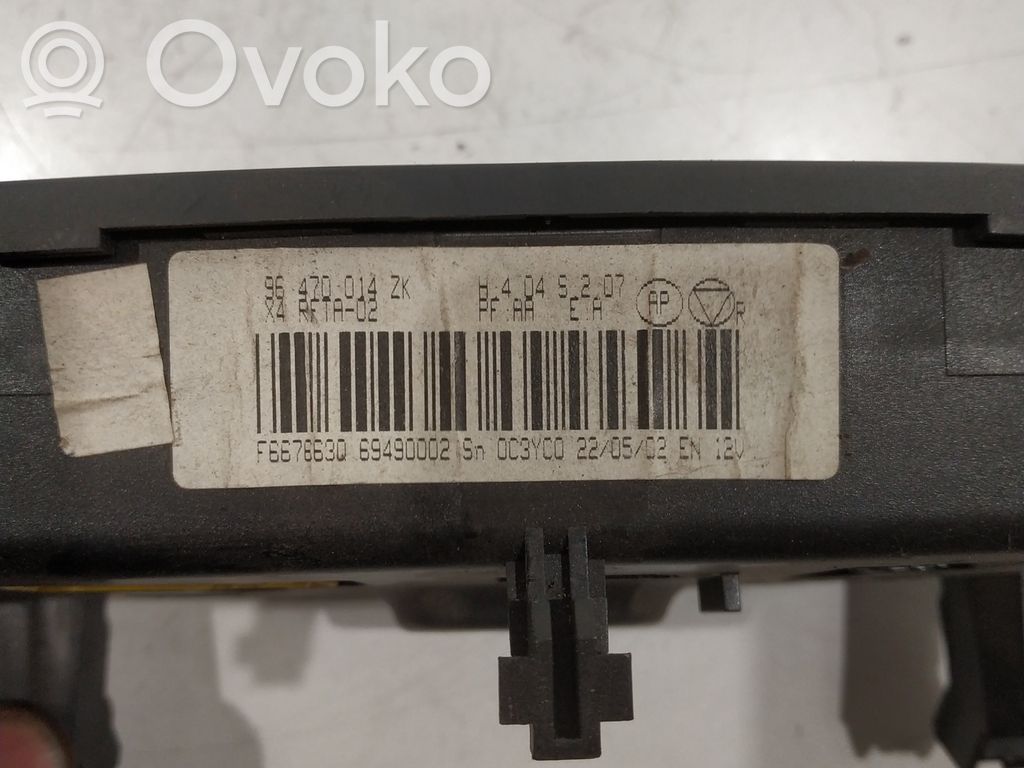 Citroen C5 Climate control unit 
