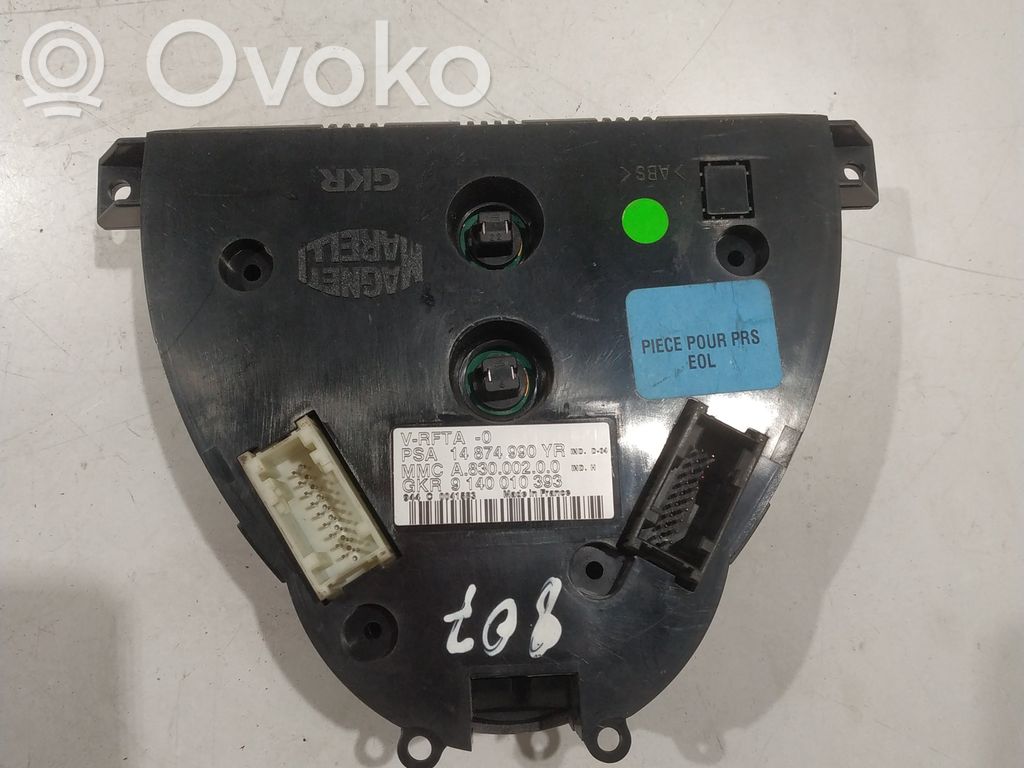 Peugeot 807 Climate control unit 