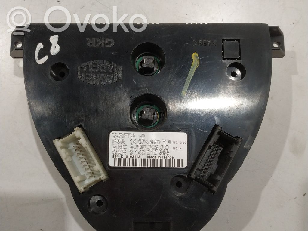 Citroen C8 Climate control unit 