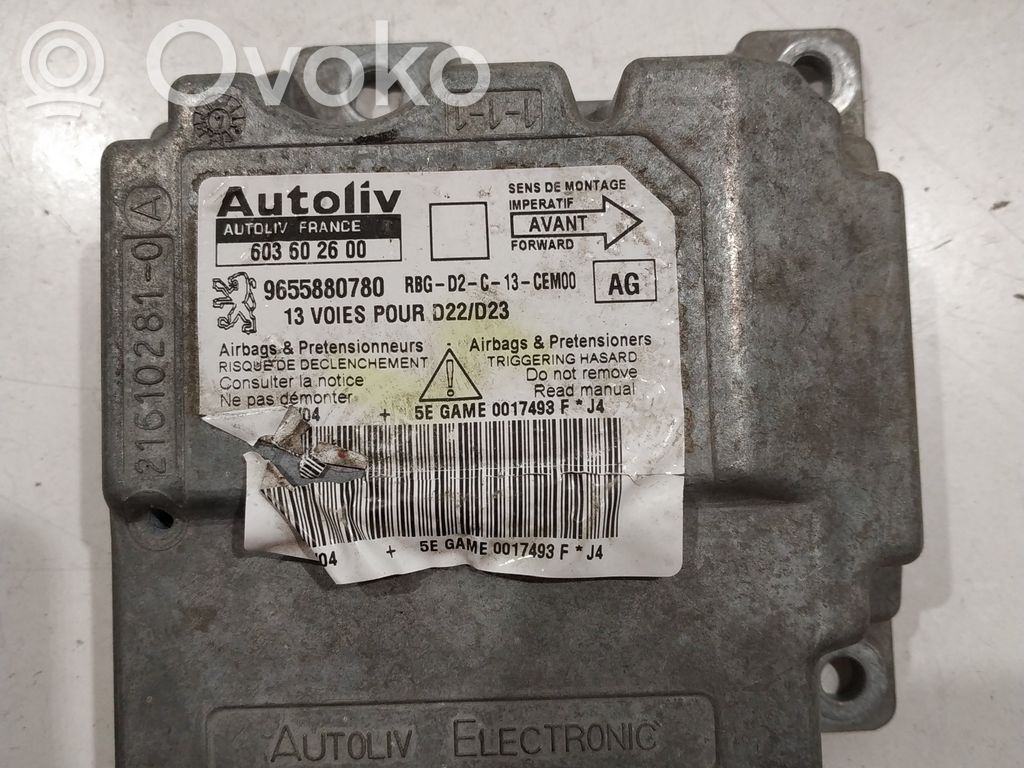Peugeot 407 Airbag control unit/module 