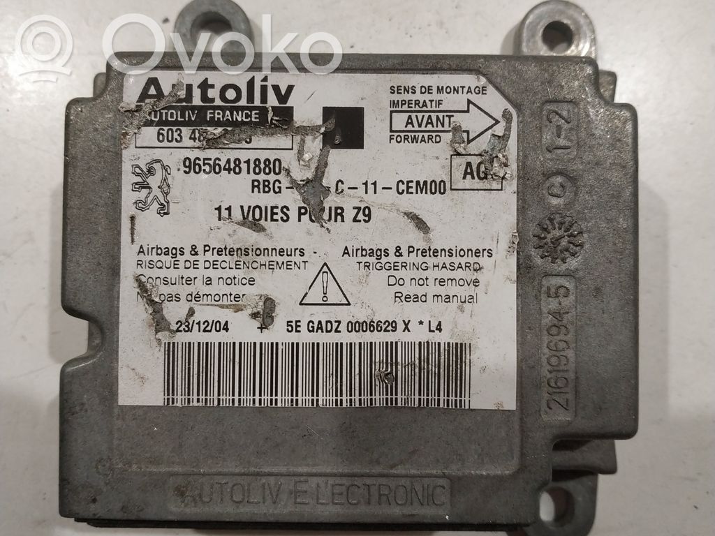 Airbag control unit/module   9656481880