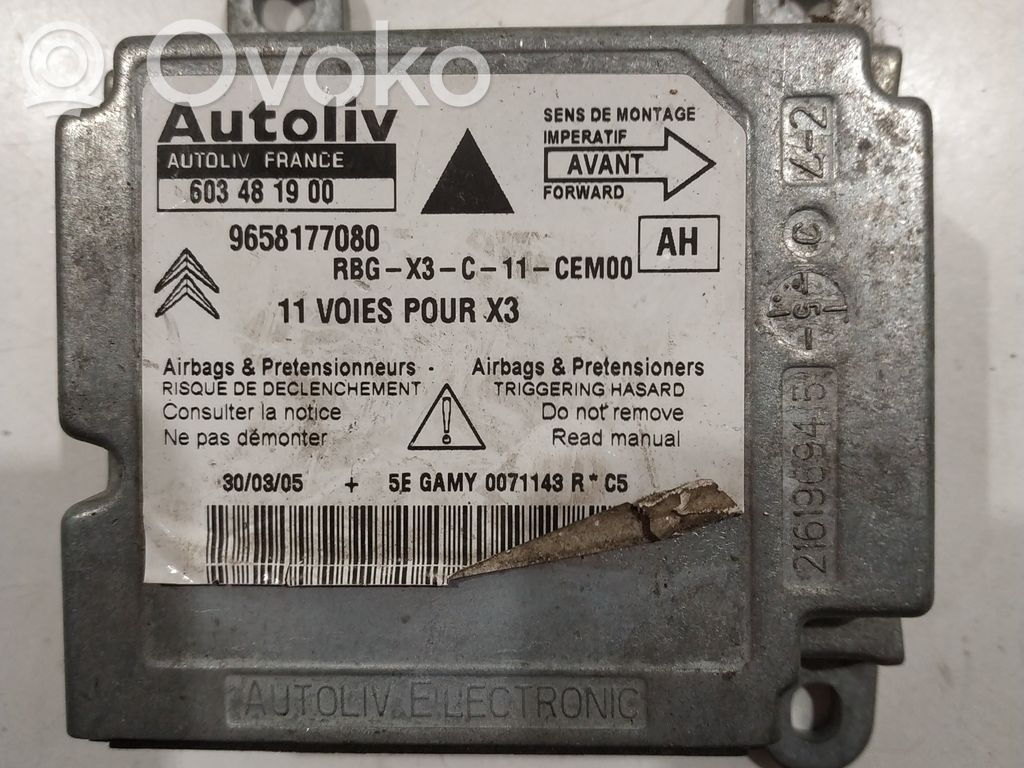 Citroen C5 Airbag control unit/module 