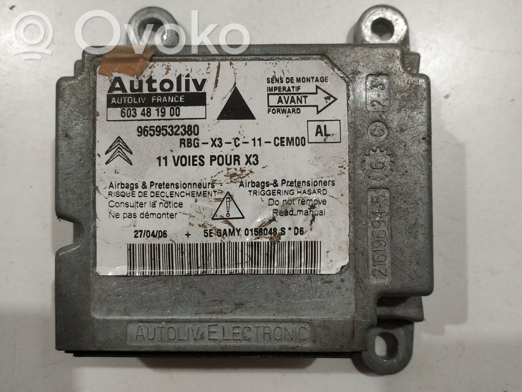 Citroen C5 Airbag control unit/module 