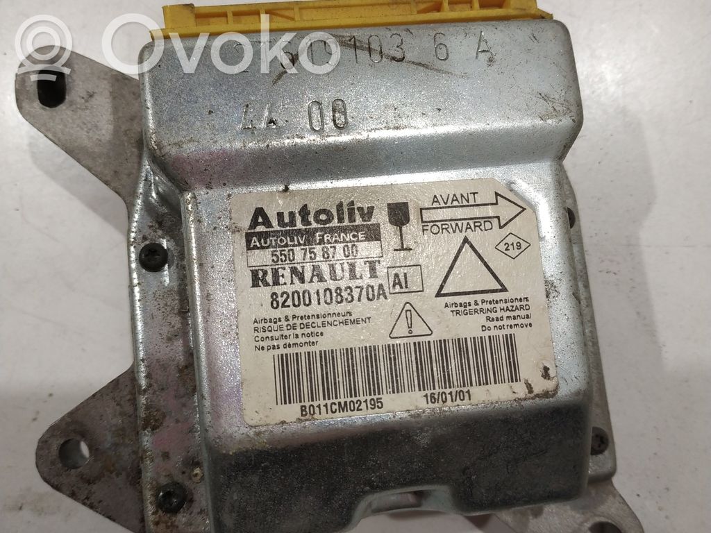 Renault Laguna II Sterownik / Moduł Airbag 