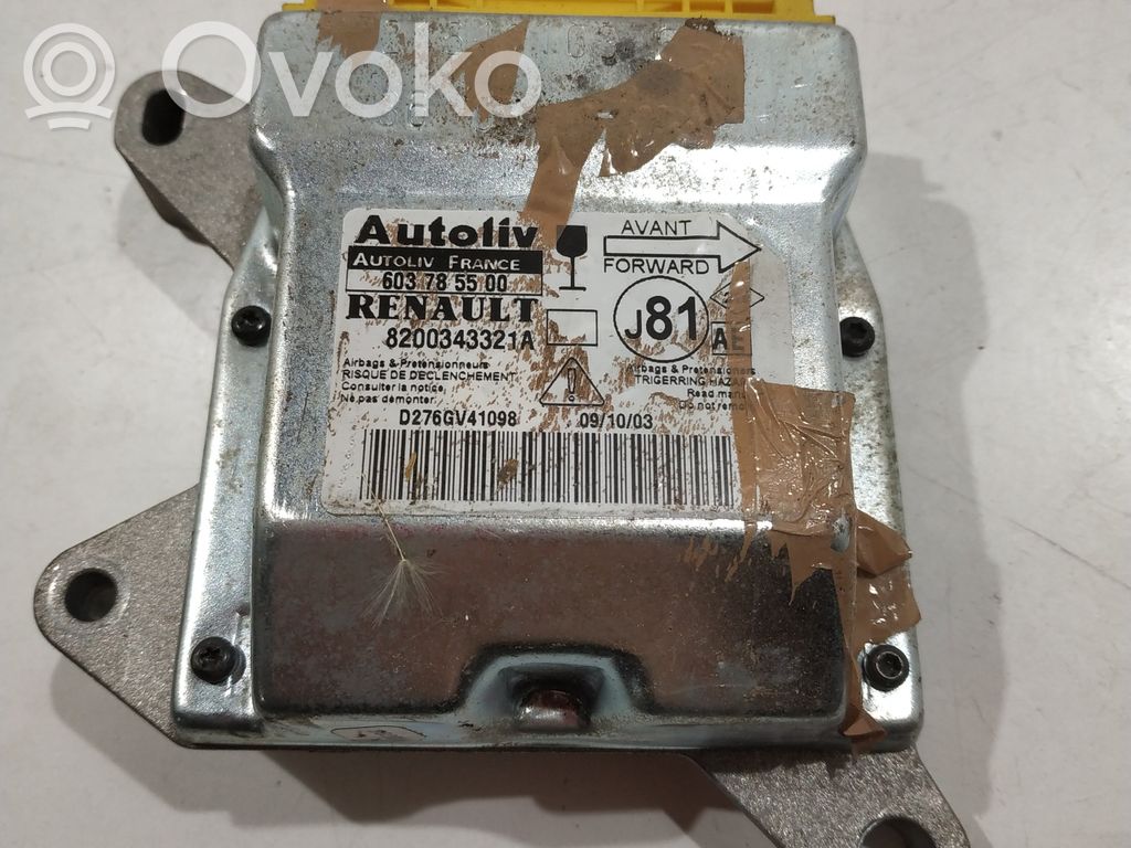 Renault Espace -  Grand espace IV Airbag control unit/module 