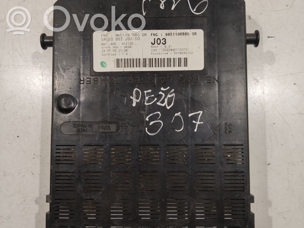Peugeot 307 Comfort/convenience module 