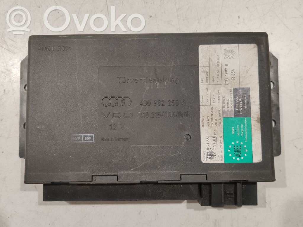Audi A6 S6 C5 4B Comfort/convenience module 