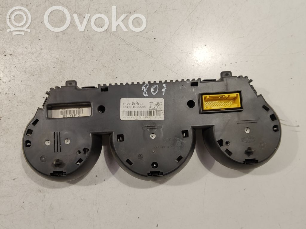 Peugeot 807 Speedometer (instrument cluster) 