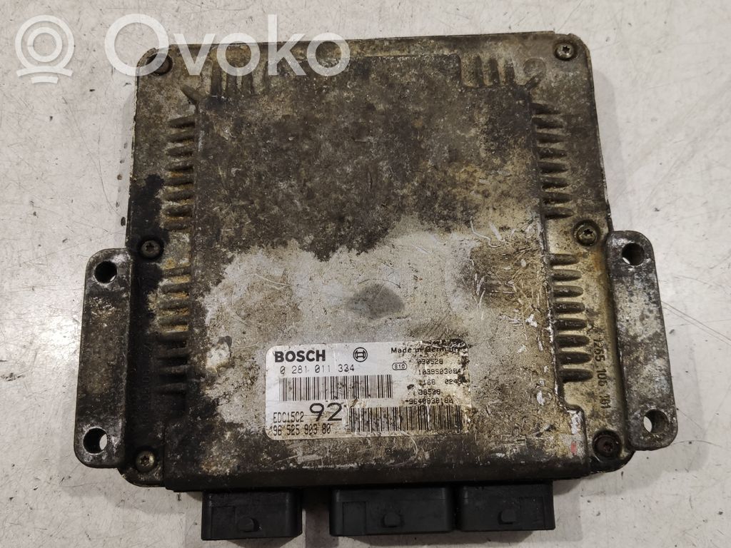 Engine control unit/module ECU   0281011334,9652590380