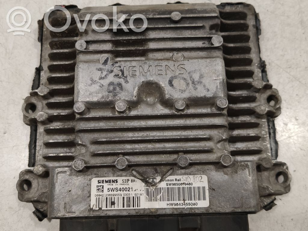 Citroen C3 Engine control unit/module ECU 