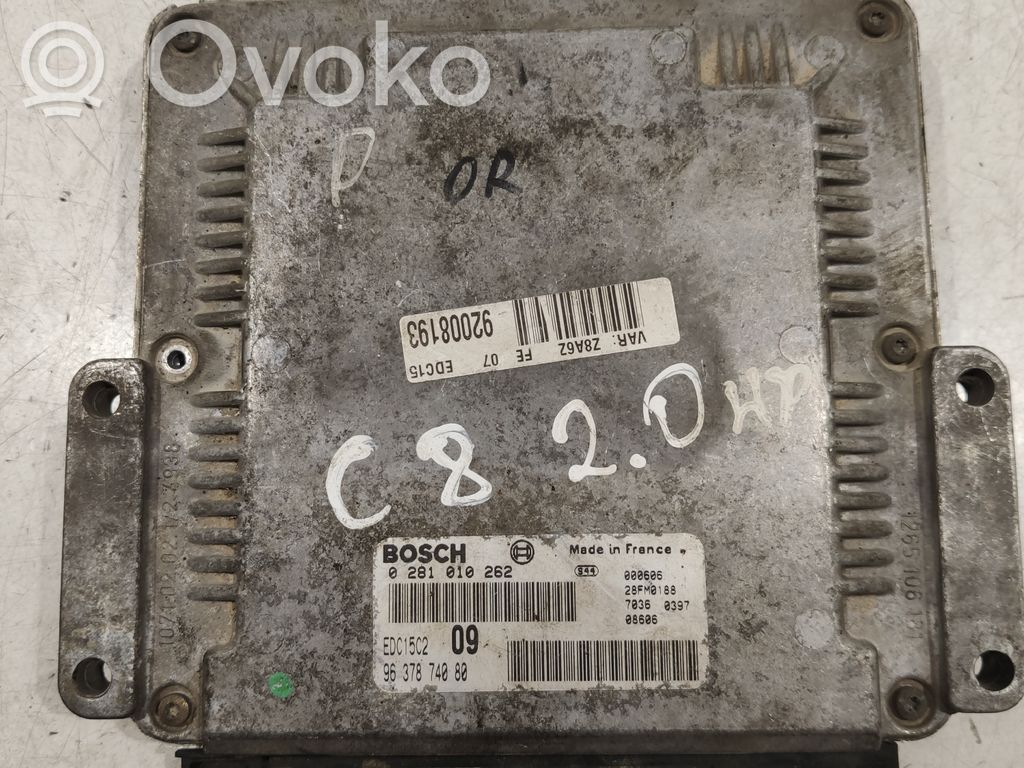 Citroen C8 Engine control unit/module ECU 