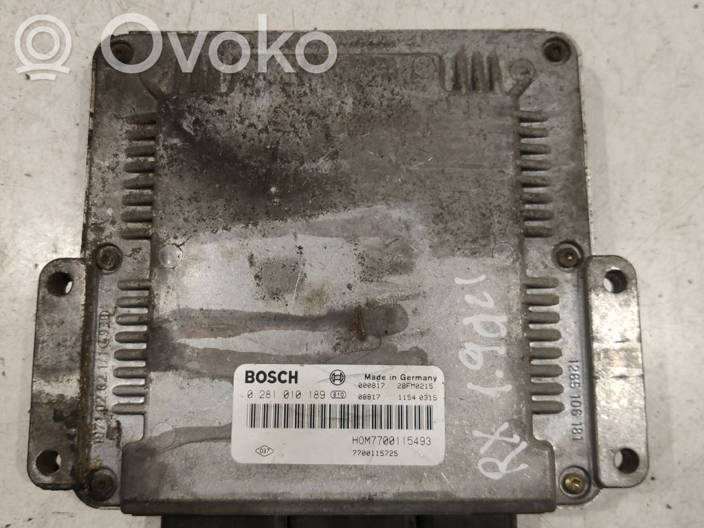Renault Scenic I Engine control unit/module ECU 